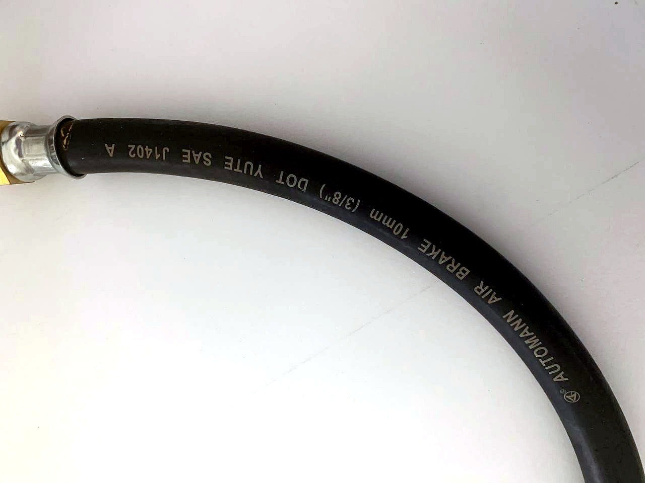 Automann 177.7228 28" 3/8" Air Brake Hose Assembly Heavy Duty Semi Truck Tractor
