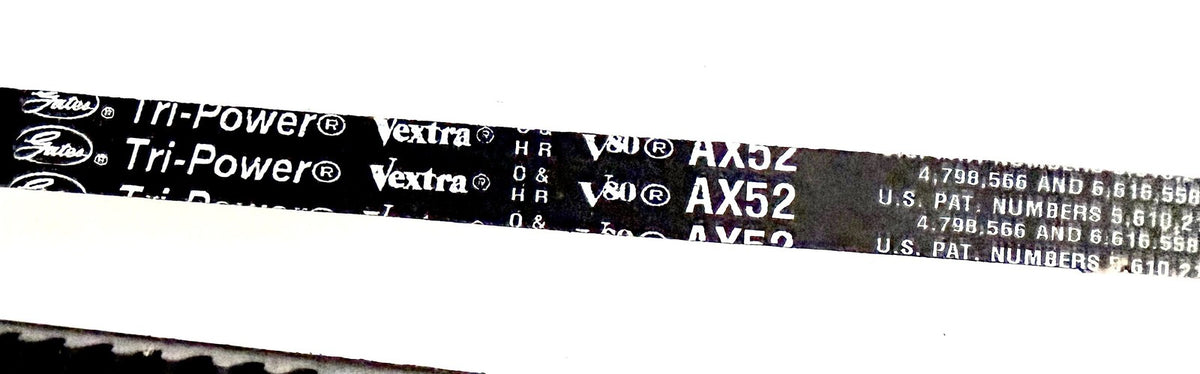 Gates AX52 Tri-Power Vextra V80 Cogged V-Belt 1/2 x 54 Raw Edge Dayton 3GWX5