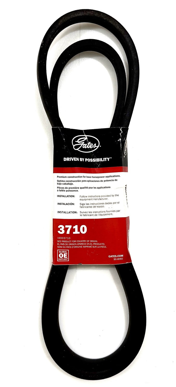 Gates Truflex 3710 V-Belt 5L710 21/32 x 71 EPDM Wrapped Industrial 3-17 HP (76)