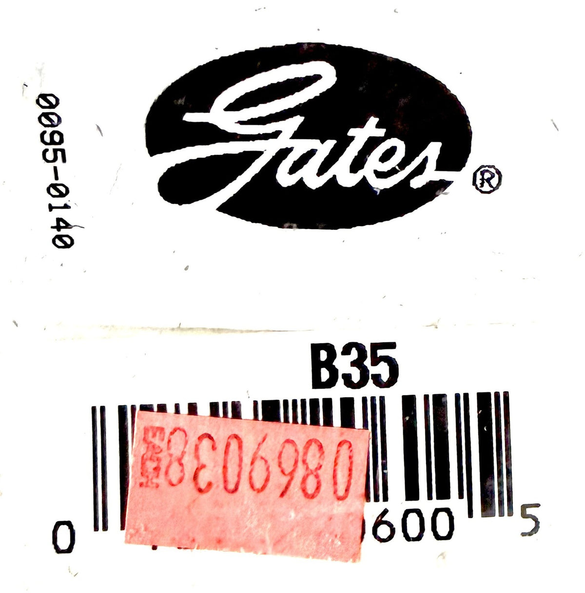Gates B35 Hi-Power II V-Belt Classical Section Wrapped 21/32 x 38 in Industrial