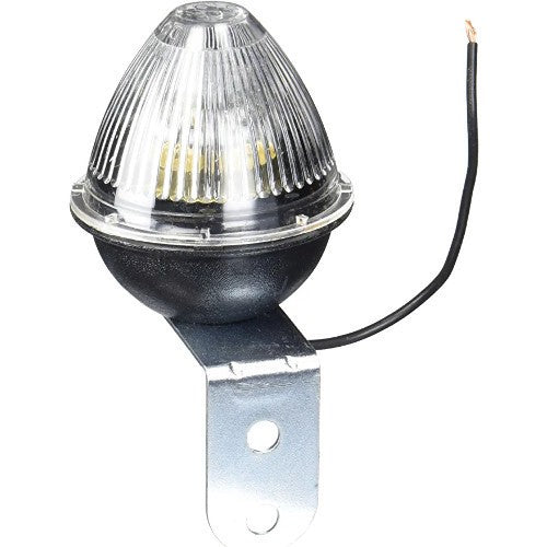 Grote 45021-5 White/Clear Beehive Side Marker Light Assembly 12V Truck Trailer