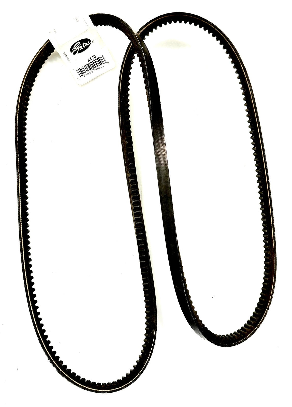 Gates AX70 Tri-Power V-Belt 1/2 x 72 in Cogged Notched Made in USA Dayton 6L248