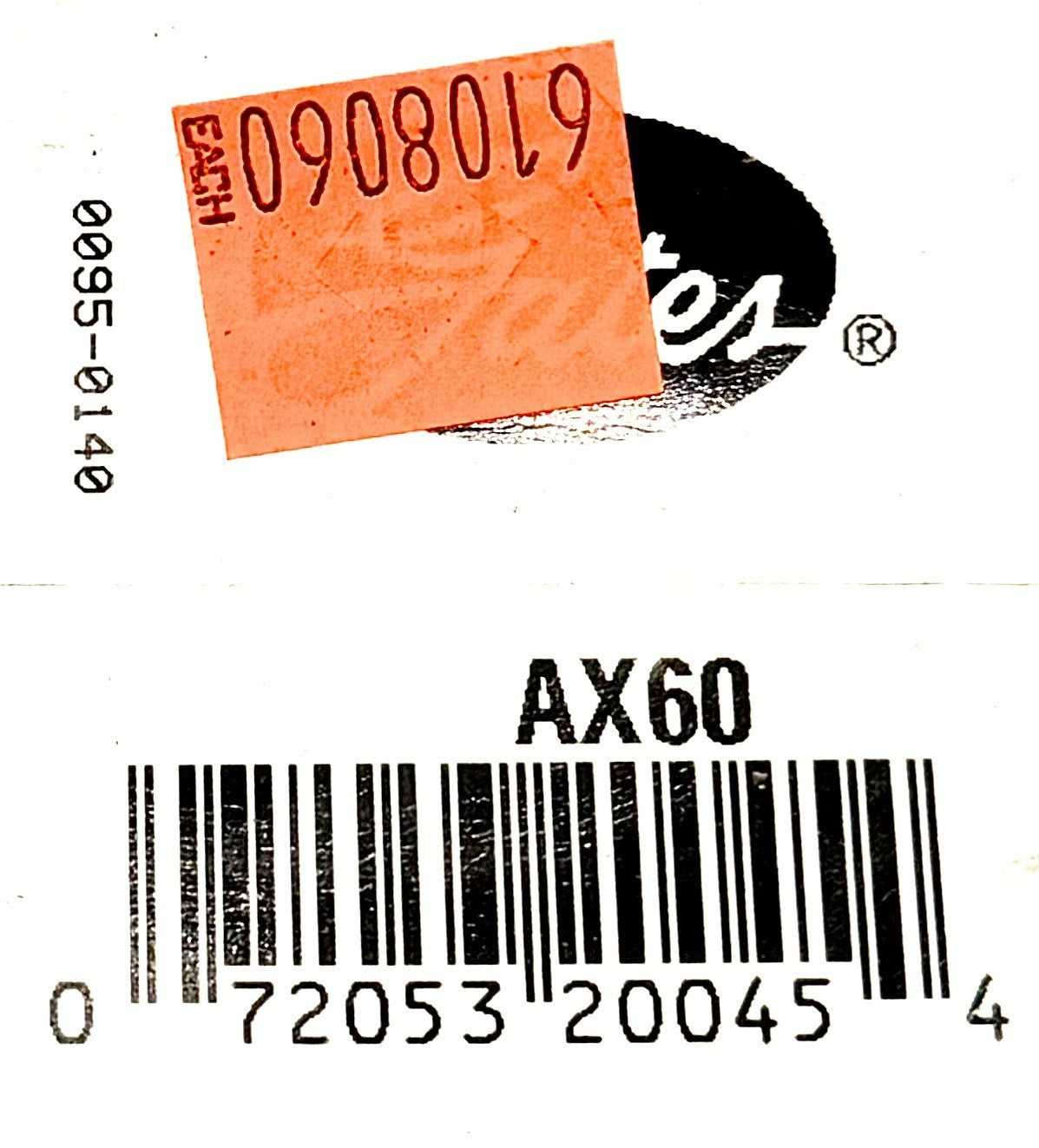 Gates AX60 6L243 V-Belt Tri-Power Notched Cogged 1/2 x 62 in AX Section EPDM New