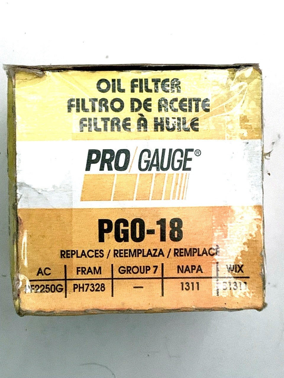 Pro Gauge PGO-18 Engine Oil Filter New Old Stock OEM Replacement Car Truck NOS