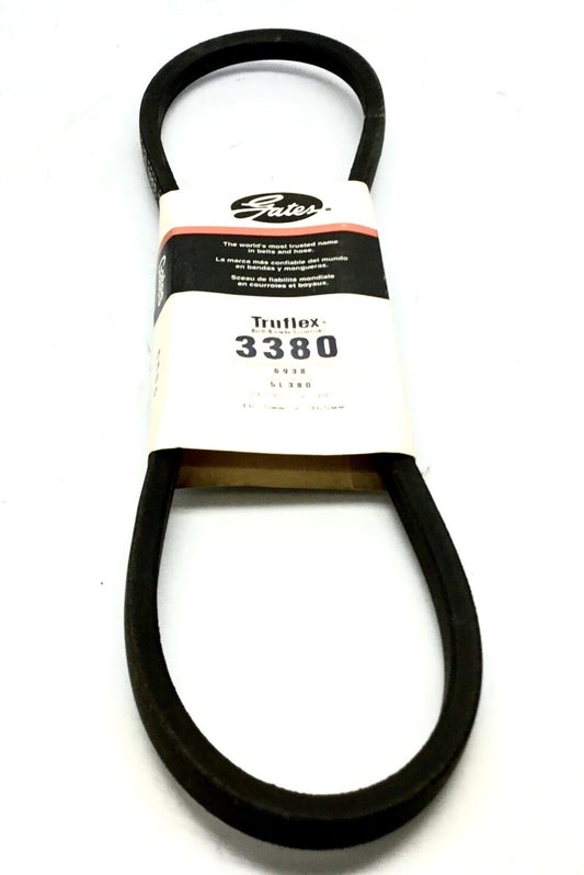 Gates 5L380 V-Belt 3380 21/32 in x 38 in EPDM FHP Wrapped Belt 8400-3380 New