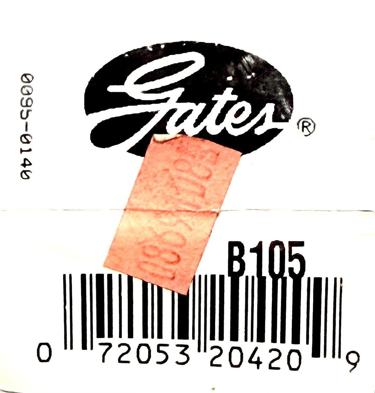 Gates B105 Hi-Power II V-Belt B Section 21/32 x 108 Dayco BP105 Goodyear 77105