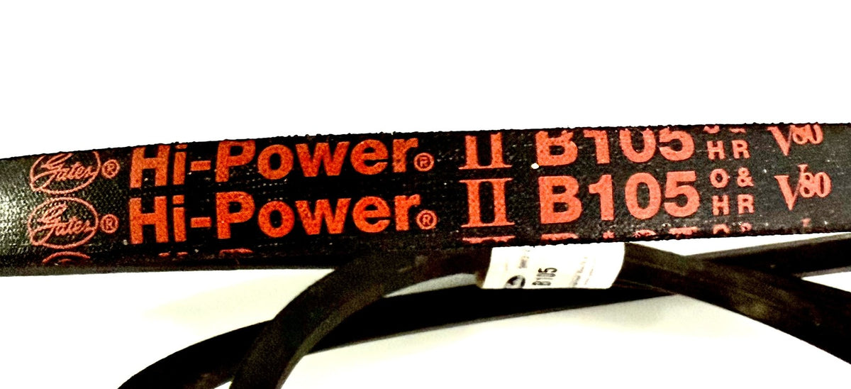 Gates B105 Hi-Power II V-Belt B Section 21/32 x 108 Dayco BP105 Goodyear 77105