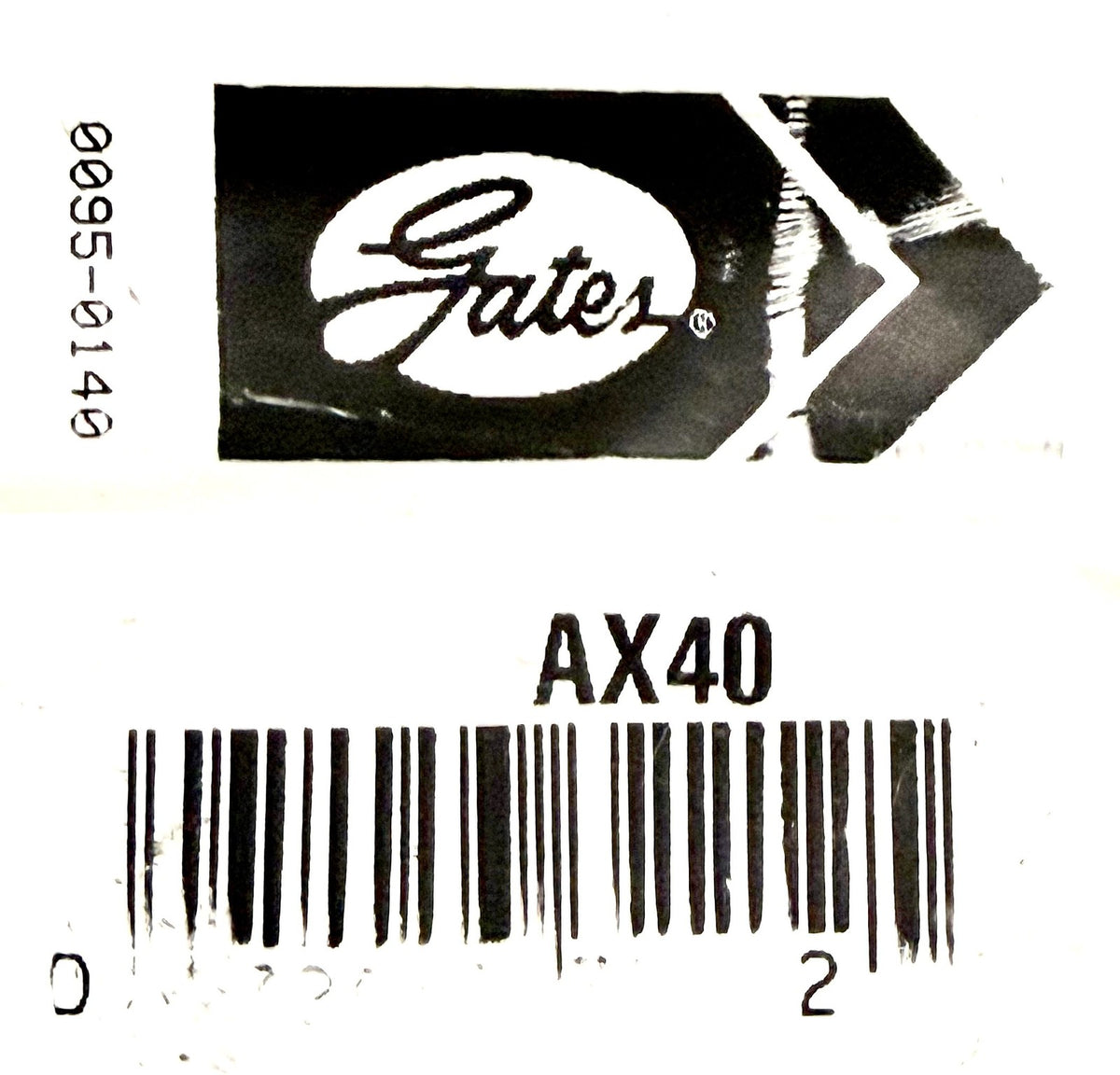 Gates AX40 Tri-Power Cogged V-Belt 1/2 x 42 in AX Section EPDM Made in USA New