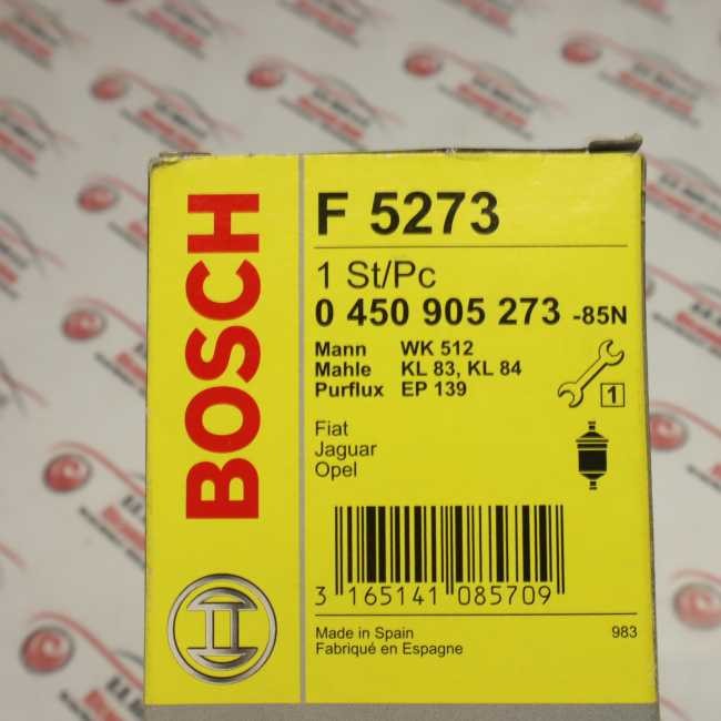 Universal Fuel Filter 8mm Inlet/Outlet Fits Bosch 0450905273