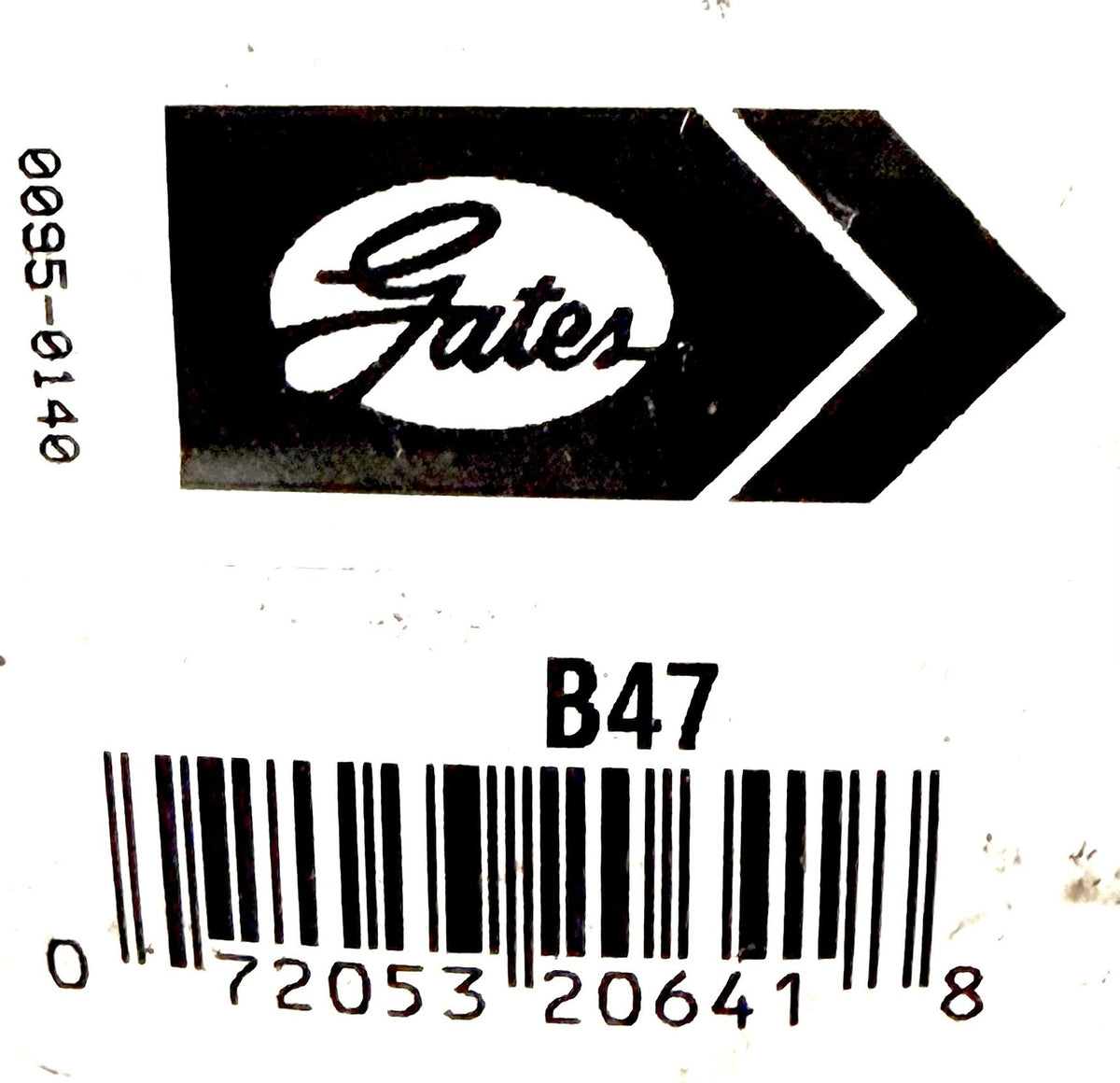 Gates B47 Hi-Power II V-Belt 5/8 x 50 Classical Wrapped BP47 IB47 77047 New (76)