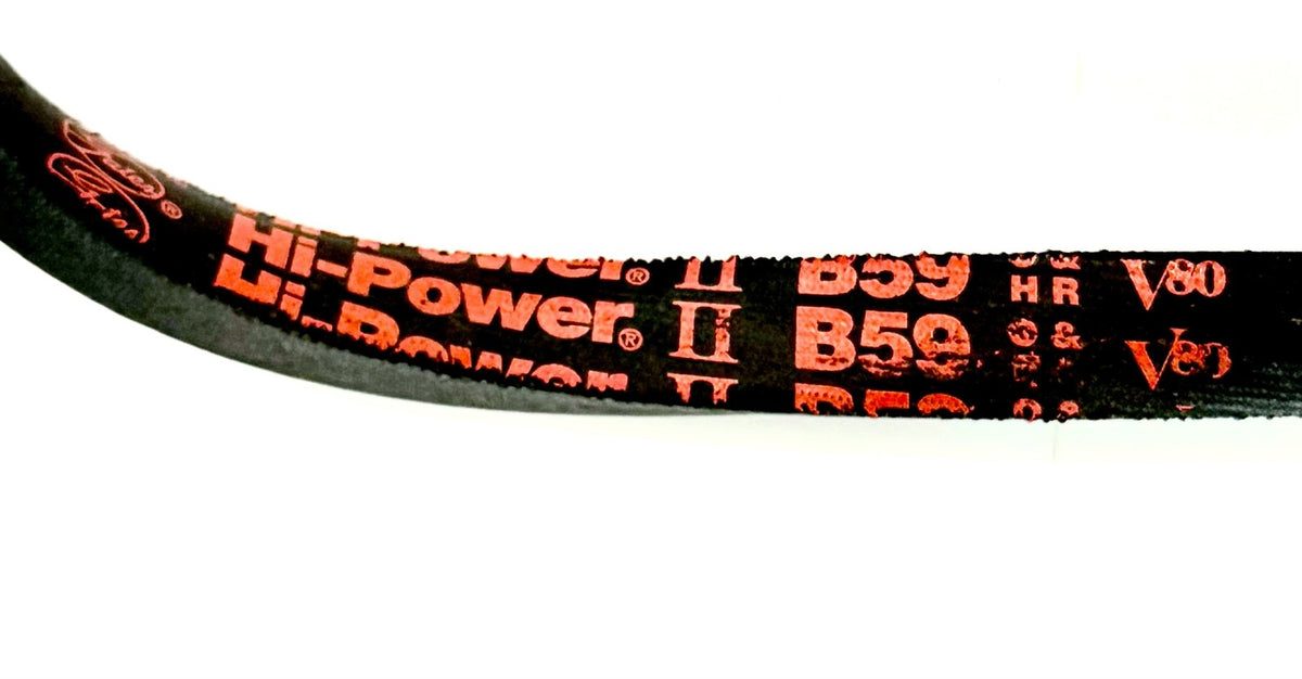 Gates B59 Hi-Power II Classical Section Wrapped V-Belt 21/32 x 62 in B Section