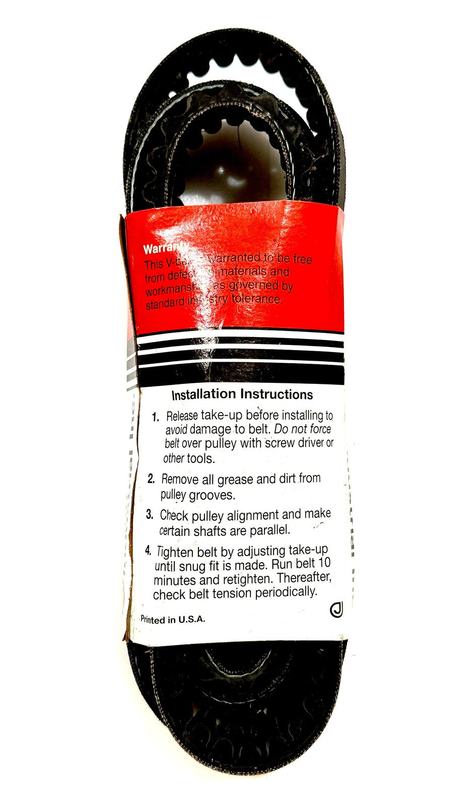 Jason UniMatch AX73 Cogged V-Belt 1/2 x 73 Oil Heat Resistant Static Conductive