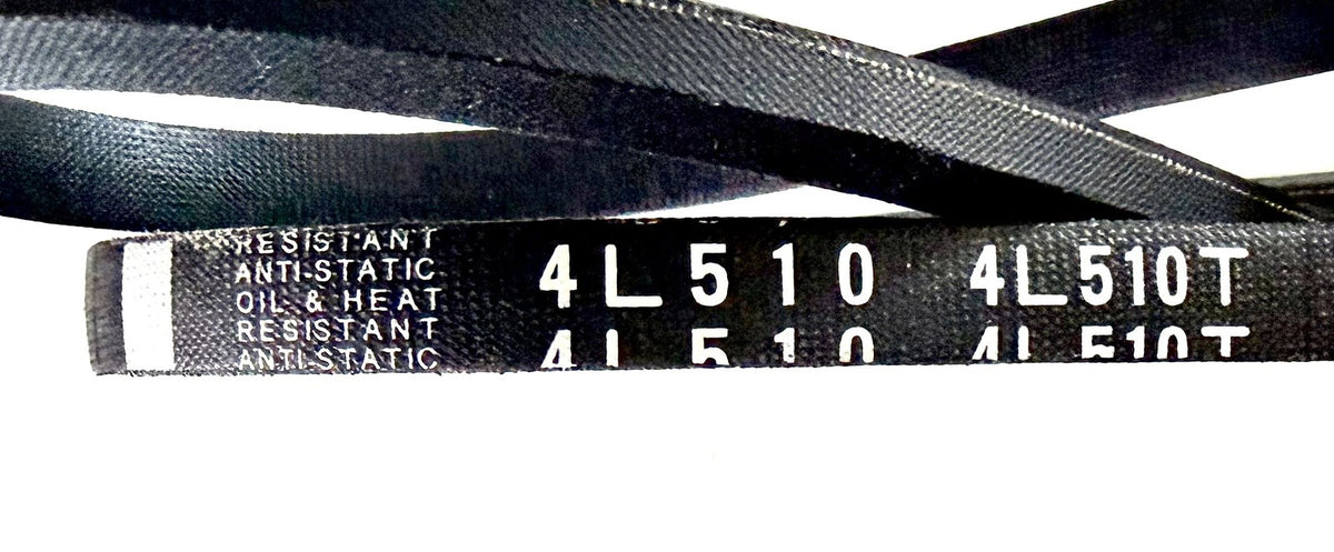 Dayton 4L510 Premium V-Belt 1/2 in x 51 in 4L Section Wrapped Oil Heat Resistant