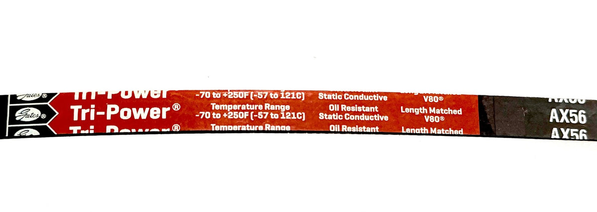 Gates AX56 V-Belt 6L242 Tri-Power Cogged Notch 1/2 x 58in NAPA Dayco 426818