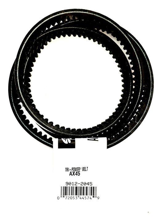 Gates AX45 Tri-Power Cogged V-Belt 1/2 x 47 in Notched Molded 9012-2045 Made USA