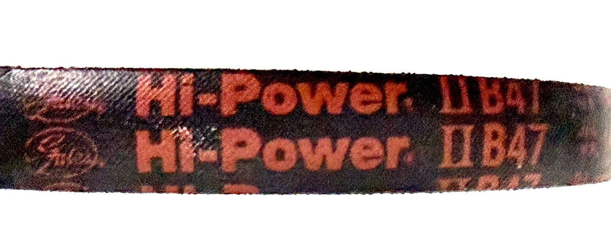 Gates B47 Hi-Power II V-Belt 5/8 x 50 Classical Wrapped BP47 IB47 77047 New (76)