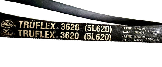 Gates Truflex 3620 5L620 V-Belt FHP 62in x 21/32in Wrapped Static ACDelco IB59