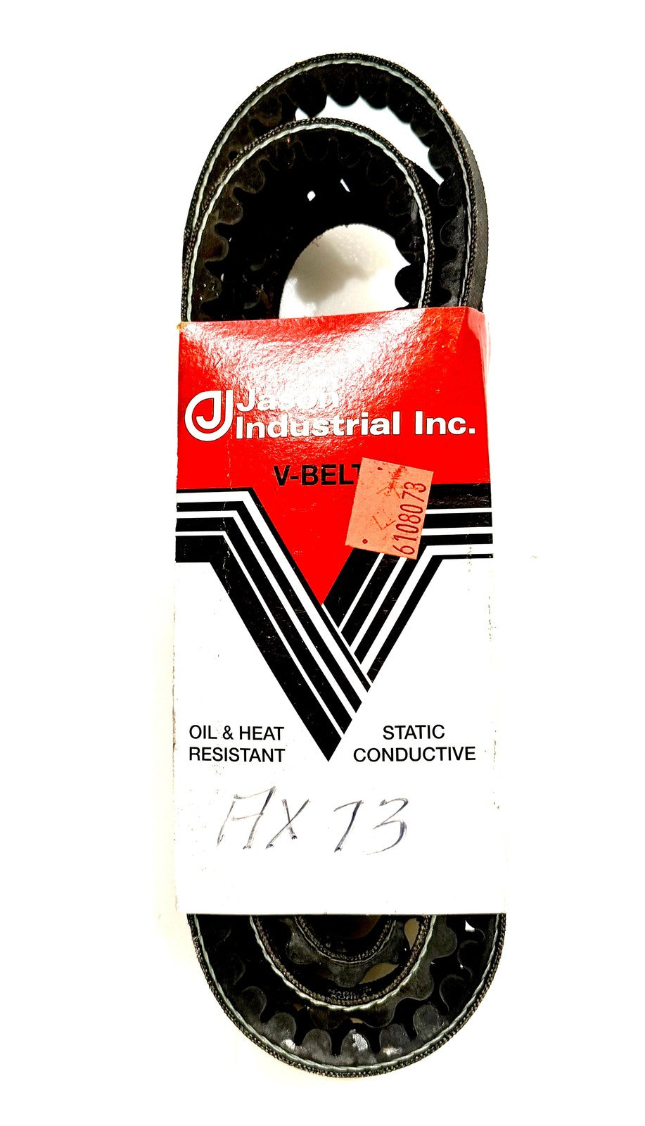 Jason UniMatch AX73 Cogged V-Belt 1/2 x 73 Oil Heat Resistant Static Conductive