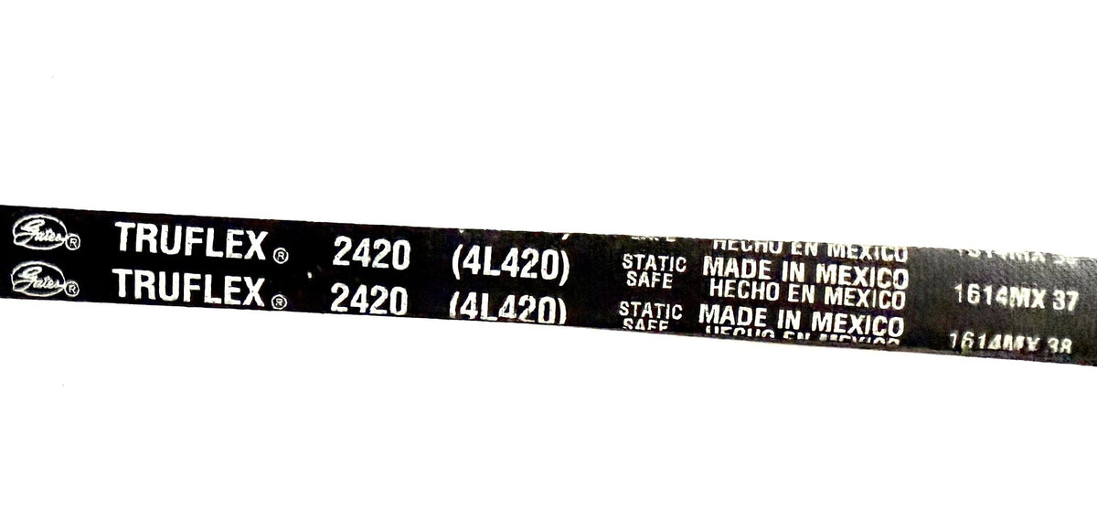 Gates 2420 TruFlex V-Belt 1/2 x 42 in 4L420 6842 FHP Low Horsepower Belt Mexico