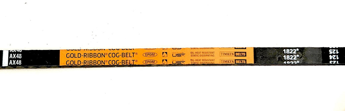 Timken AX48 Cogged V-Belt 1/2 x 50 in AX Section Cog Belt Replaces Gates Dayco