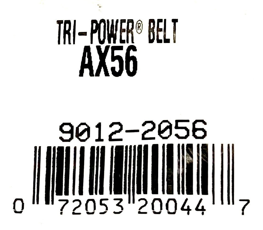 Gates AX56 V-Belt 6L242 Tri-Power Cogged Notch 1/2 x 58in NAPA Dayco 426818