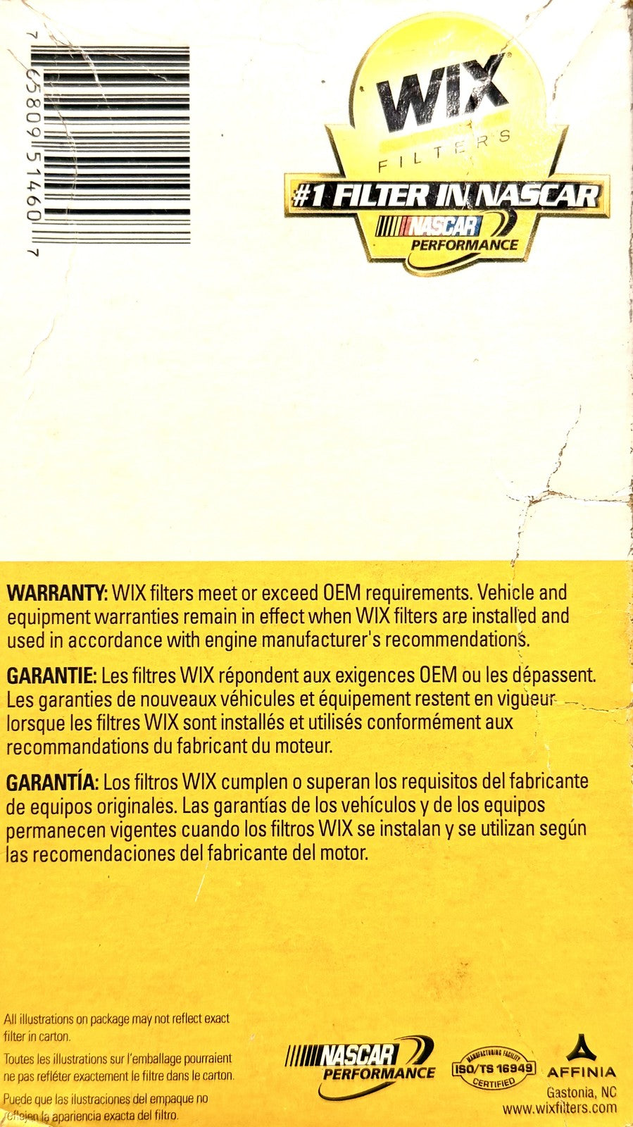 WIX 51460 Engine Oil Filter Heavy Duty Spin-On Lube Filter NAPA 1460 Fram PH2895