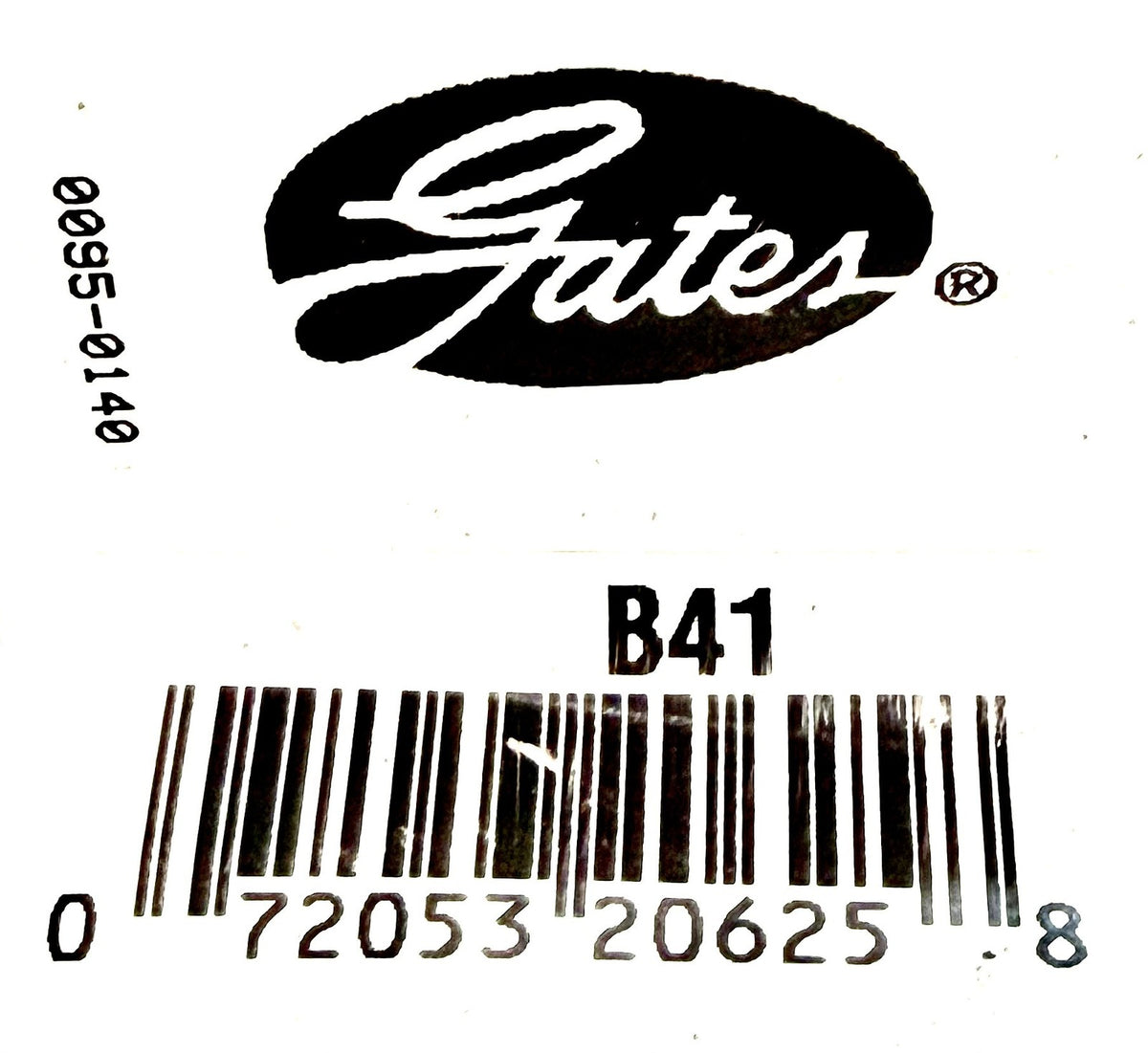 Gates B41 Hi-Power II V-Belt 21/32 x 44 in Classical Wrapped Dixie Chopper New