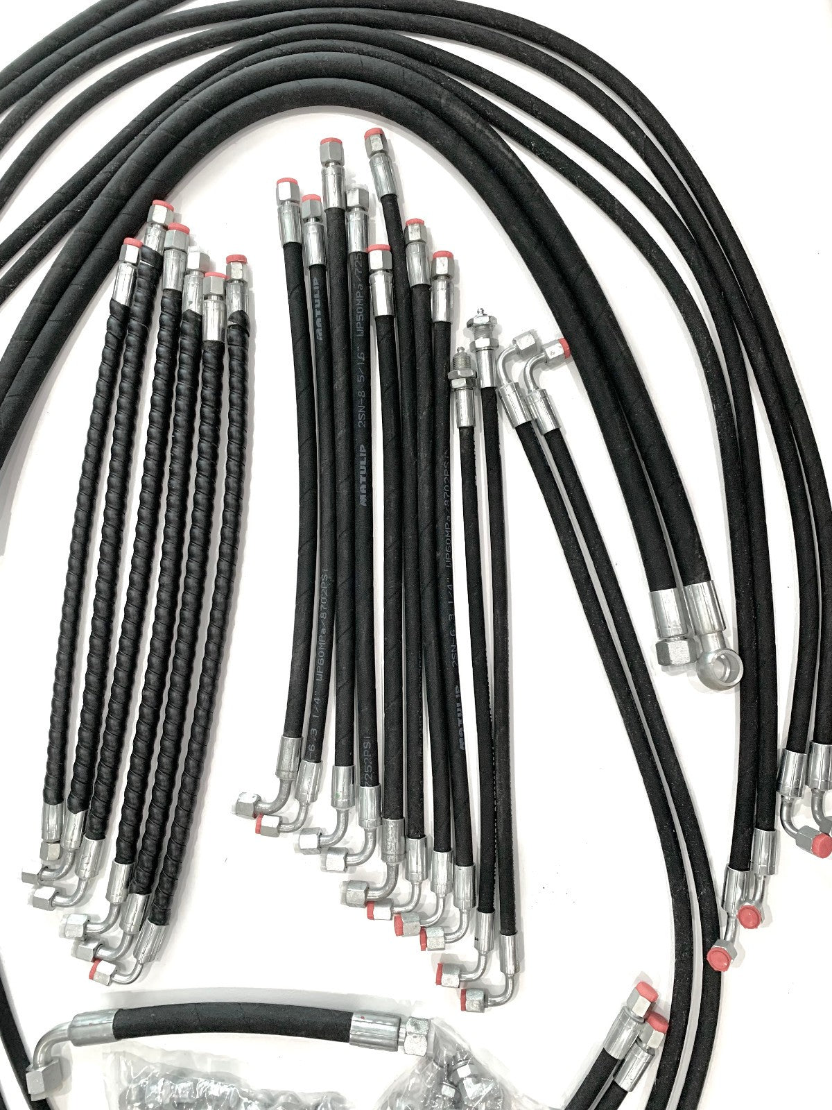 AGT/CFG/Miva/Rippa 1-3 Ton Chinese Mini Excavator Hydraulic Hose and Fitting Kit