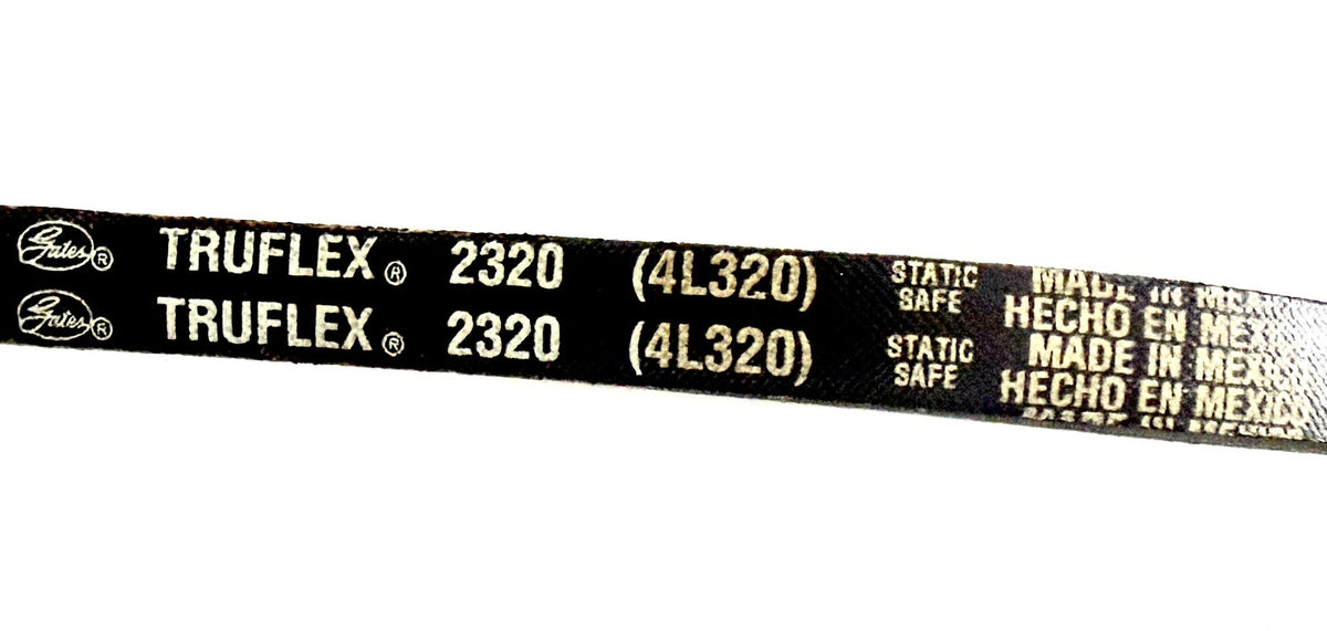 Gates Truflex 2320 V-Belt 4L320 MV723 1/2 x 32 in Wrapped EPDM Industrial Belt