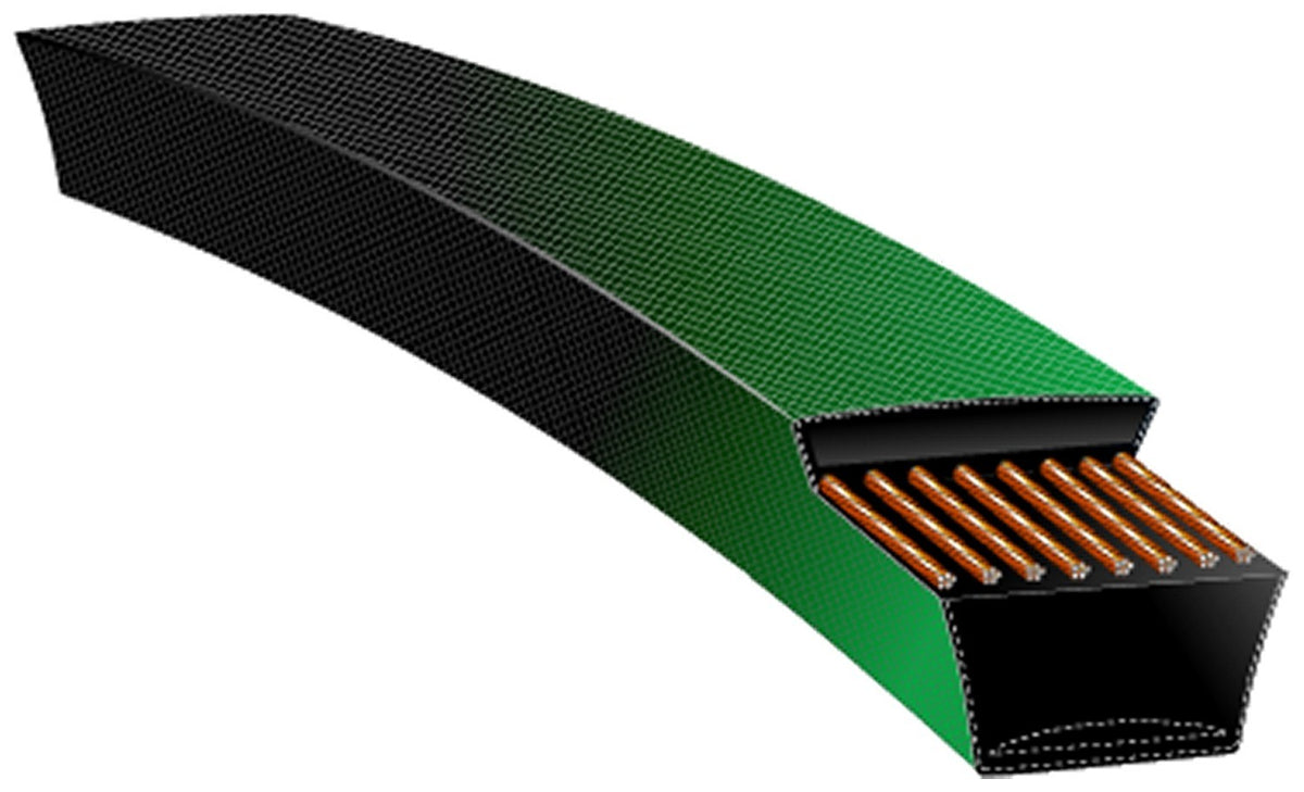 Gates 6718 PoweRated V-Belt 3L180K 3/8 x 18 in Green Aramid Cord Made in USA New