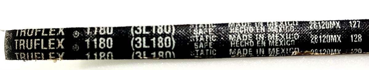 Gates TRUFLEX 1180 V-Belt 3L180 8400-1180 3/8 x 18 in Wrapped EPDM 3-17 HP New