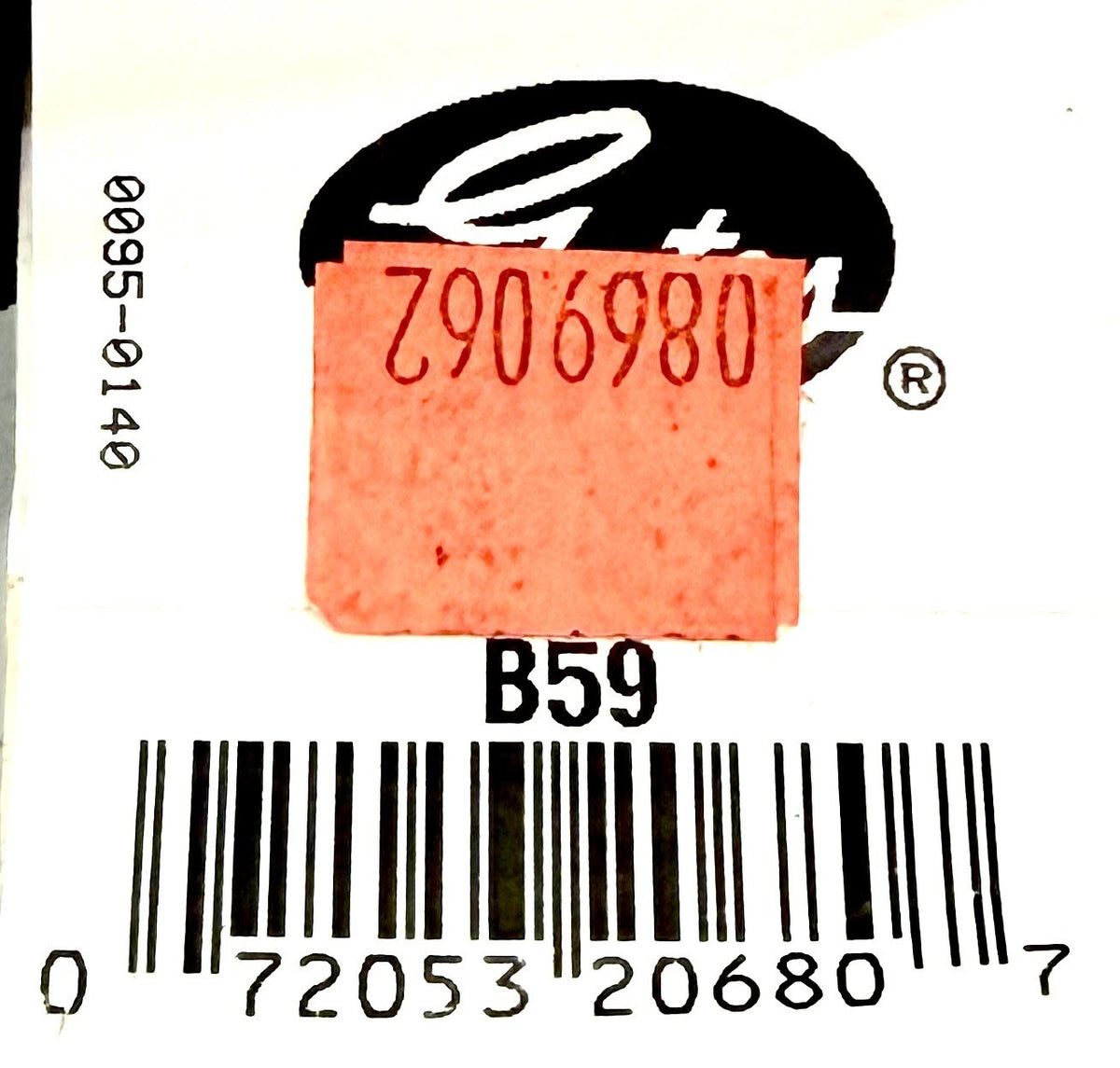 Gates B59 Hi-Power II Classical Section Wrapped V-Belt 21/32 x 62 in B Section