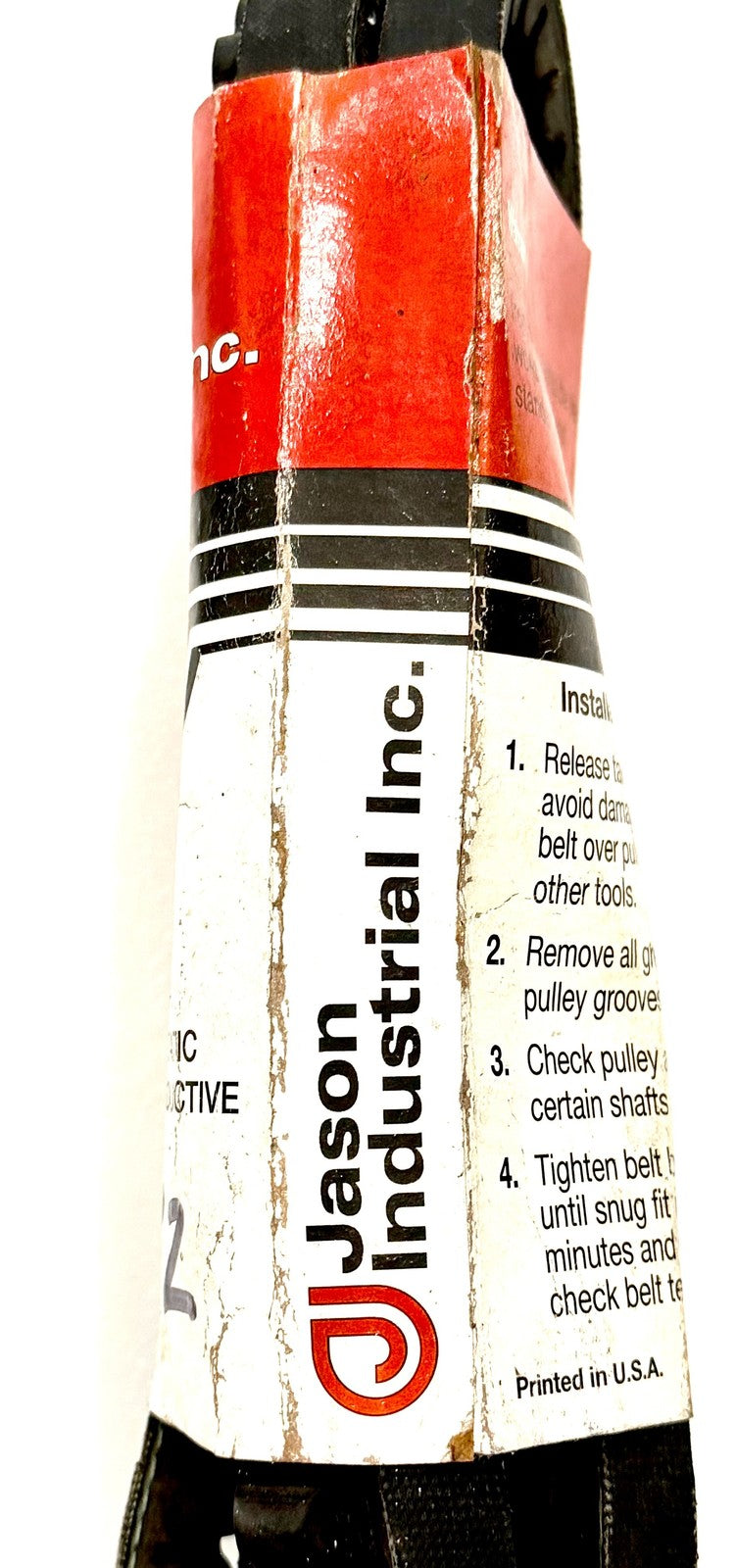 Jason UniMatch AX72 Cogged V-Belt 1/2 x 74 Oil Heat Resistant Static Conductive