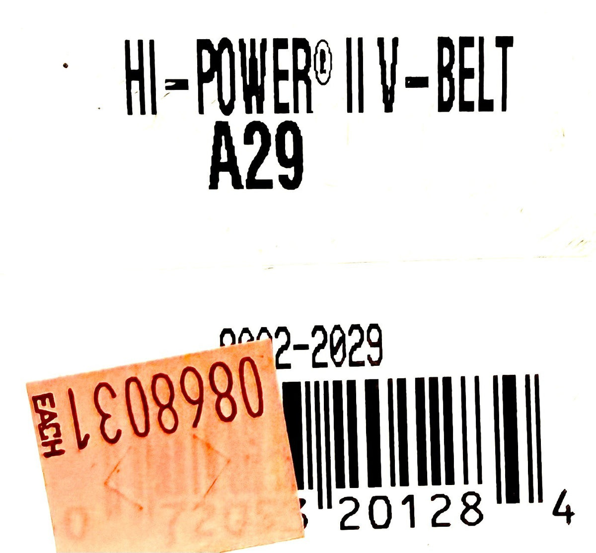 Gates A29 Hi-Power II V-Belt 1/2 x 31 in 6A141 9002-2029 Polaris Thermo King