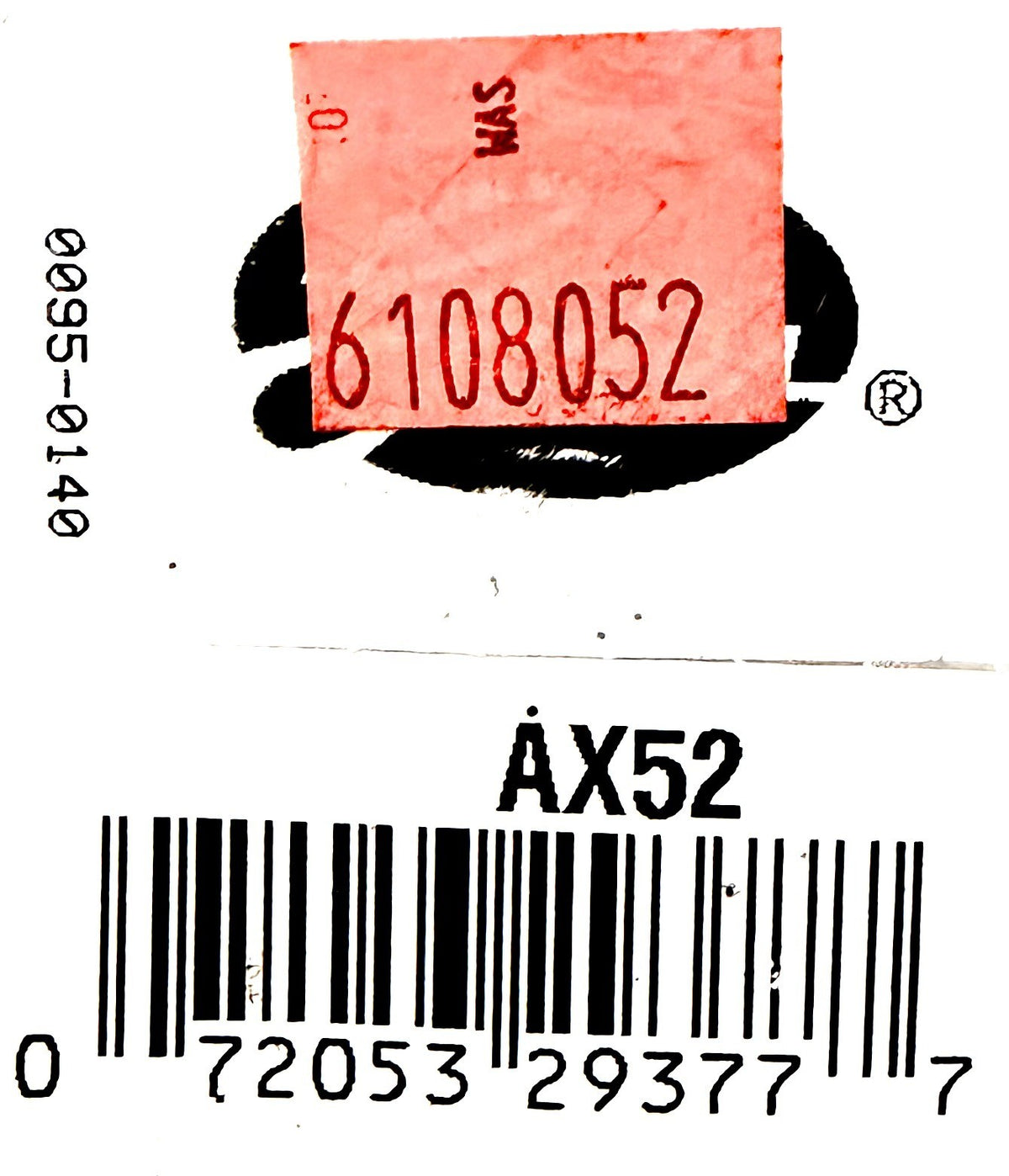 Gates AX52 Tri-Power Vextra V80 Cogged V-Belt 1/2 x 54 Raw Edge Dayton 3GWX5
