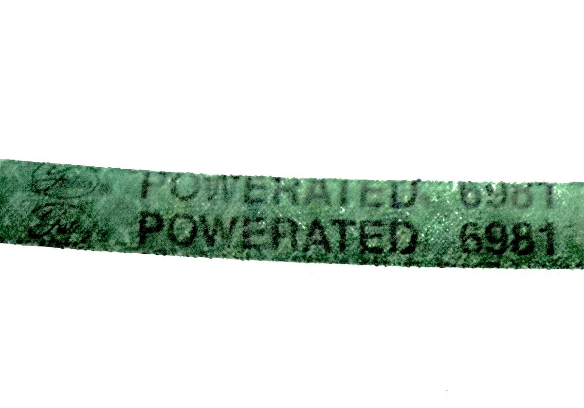 Gates 6981 PoweRated V-Belt 5L810K 21/32 x 81 in Lawn Garden Green Aramid Belt