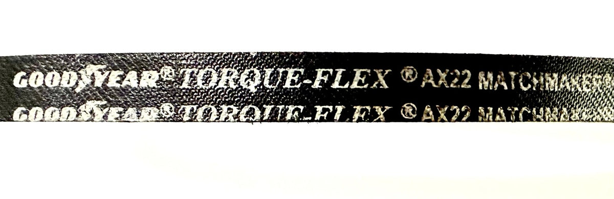Goodyear Torque-Flex AX22 Cogged V-Belt AX Section 22 in ID Gates Dayton 3VU41